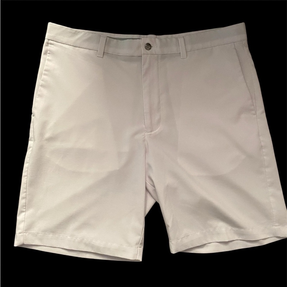 Men's Calloway Golf Flat Front Shorts in Crisp White Size 36